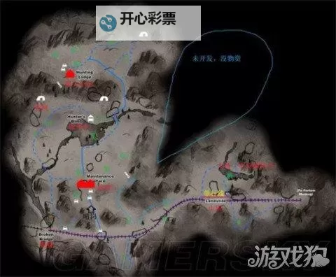 《漫漫长夜》神秘湖铁路路线地图及探索技巧图1